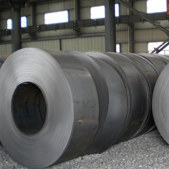 Folha de metal preta suave da Senhora Carbon Steel Coil do material de construção ASTM Q235 Q345 na bobina 0